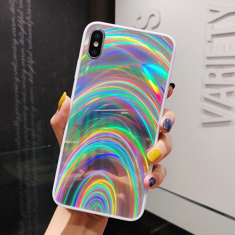 Rainbow Mirror Soft Case Phone Case