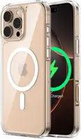 Magnetic Transparent Case for iPhone 16-Magsafe Compatible, Clear Hard PC Back, Yellowing-Resistant, Shockproof Cover 100% ORIGINAL