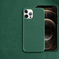 Genuine Leather Protective Case Shatterproof Mobile Phone Case