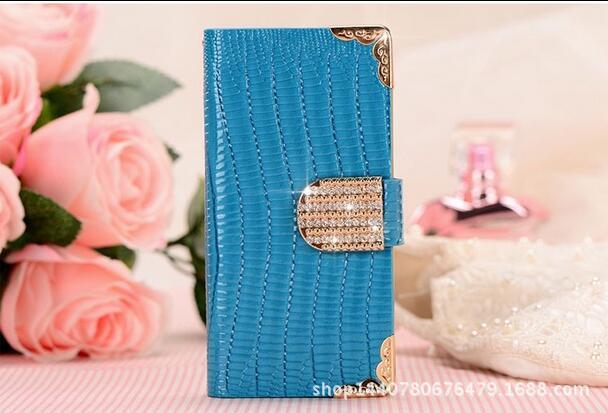 5S 5G Diamond Leather Wallet Card Case Leather Case Leather Case