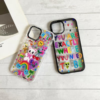 Rainbow Bear Phone Case Acrylic Protective Case