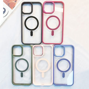 Magnetic Case Transparent Phone Case Protective Cover