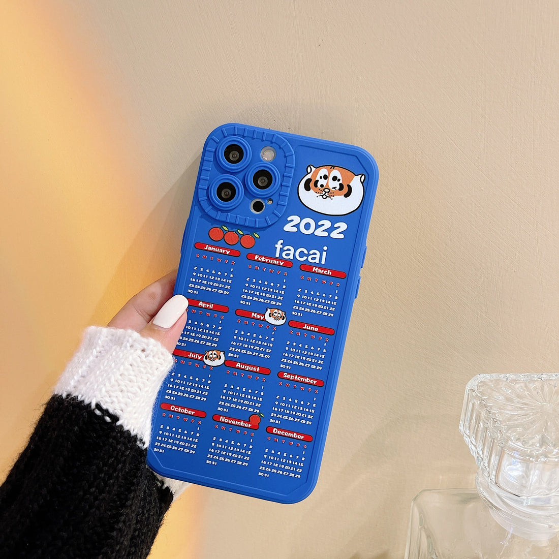 Klein Color Calendar Phone Case Soft Case