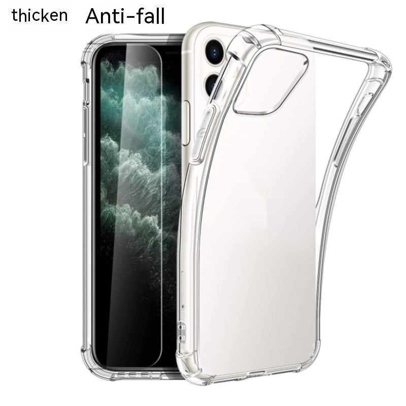 Phone Case Four-corner Airbag Drop-resistant Transparent Phone Case Protective Case